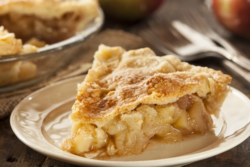 Homemade Organic Apple Pie Dessert Ready to Eat